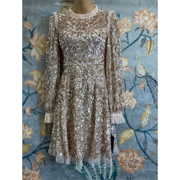 BHLDN Needle & Thread Mirabelle Sequin Mini Dress - Picture 5 of 6